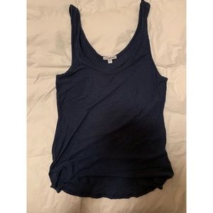 James Perse Standard Blue Tank Size 2 (Small)